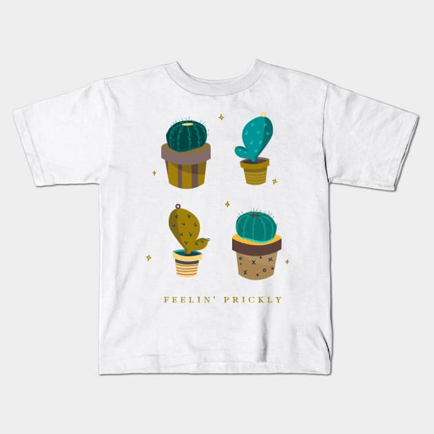 Feelin' Prickly Kids T-Shirt by Off The Hook Studio